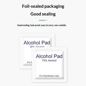 Toallitas Húmedas <span class=keywords><strong>de</strong></span> Algodón con 75% <span class=keywords><strong>de</strong></span> <span class=keywords><strong>Alcohol</strong></span> para Uso Doméstico, Empaquetadas Individualmente, Desechables, Tamaño Pequeño, para <span class=keywords><strong>Limpieza</strong></span> <span class=keywords><strong>de</strong></span> Oídos, Esterilización e Higiene - Product Image 5