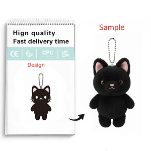 Nhỏ mini động vật Keychain đồ chơi sang trọng tùy chỉnh gấu Đồ chơi sang trọng Thú nhồi bông mini đồ chơi sang trọng Móc chìa khóa - Product Image 3