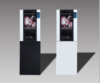 Distributeur automatique de boissons à pièces à quatre conteneurs fait jusqu'à 6 boissons Style de bureau