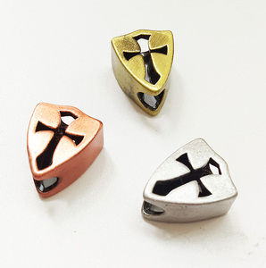 Venta al por mayor: Colgante de cuchillo, pieza de rosario, escudo católico, tendencia para la fabricación de rosarios - Product Image 1