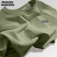 T-shirt unisexe en coton 100% de haute qualité OEM, impression de logo personnalisée DTF, impression à l'écran, coupe ample classique, t-shirt pour homme