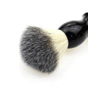 Pinceau à raser en mousse naturelle et biologique de haute qualité, marque privée, vente en gros, ensemble de pinceaux à raser multicolores - Product Image 4