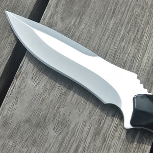 Couteau Bowie OEM à pointe droite pour le camping en plein air, en acier inoxydable, manche en plastique, épaisseur de coupe 3,9 mm - Product Image 2