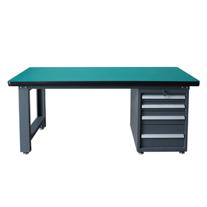 उच्च गुणवत्ता विरोधी स्थिर भारी शुल्क कार्यशाला तालिका रखरखाव संचालन कार्य मेज लकड़ी वर्कबेंच लैब वर्कबेंच - Product Image 1