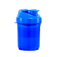 Bouteille shaker multifonctionnelle pour protéines avec compartiment de rangement