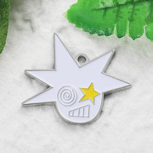 Customize Your Own Logo Chain Pendant Logo Cartoon Cool Soft Enamel Alloy Stainless Steel Pendant Charms <strong>Necklace</strong> - Product Image 4