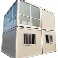 20 40 Ft Luxus Cabine Fertighaus Camp Metall Modulare Häuser Vorgefertigte tragbare erweiterbare Container häuser