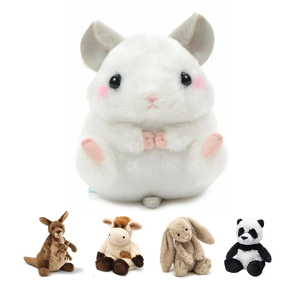 Kids Gift Hamster Animal Microwave Heating Stuffed Toy Weighted Sensory Plush Toy for Kids Relieve Anxiety