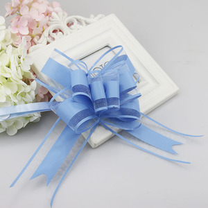 Vente en gros de rubans d'emballage de cadeaux pour décoration de fête de mariage rubans papillon en organza pour emballage cadeau - Product Image 4