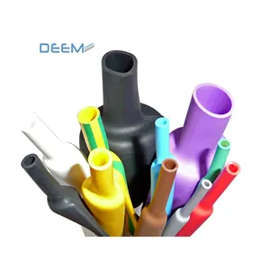 DEEM Black Heat Shrink Tube 100Mm Heat Shrink Sleeve Ptfe Heat Shrink Tubing