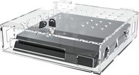 Étui de présentation en acrylique transparent pré-assemblé sur mesure HD pour console de jeu PS4 Slim/Pro, rangement moderne pour la maison et le bureau
