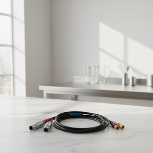 สายเคเบิลอัลตราโซนิกแบบคู่ UT Lemos 01 ถึง Microdot สำหรับเครื่องมือ NDT RG174 อุตสาหกรรม - Product Image 3