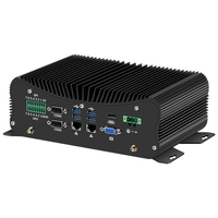 Ucuz Endüstriyel Bilgisayar Desteği I3 I5 I7 4. - 13. Nesil CPU 2 LAN 6 COM Win10 Win11 Linux Fansız X86 Mini PC