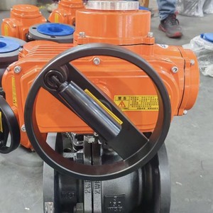 Válvula de Bola Eléctrica a Prueba de Explosiones Prcvf DN13 de Acero Inoxidable con Brida para Control de Flujo en la Industria Química - Product Image 1
