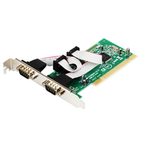 Tarjeta Serie Lekuo PCIe de 2 Puertos RS232, Adaptador de Controlador de Puerto COM DB9, Automatización Industrial, Compatible con Windows 11, 921.6Kbps, en Stock