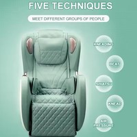 2025 nouveau produit OEM ODM vente commerciale massage de luxe intelligent inclinable bureau SL piste zéro gravité chaise de massage complet du corps