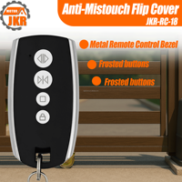 Mando a distancia RF de 433MHz con función de aprendizaje JINKAIRUI Motor deslizante Integración sin costuras Material metálico
