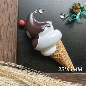 Breloques alimentaires en résine Manna Simulation, motifs petit-déjeuner et dessert, cabochons à dos plat pour aimants de réfrigérateur et décoration de téléphone - Product Image 4