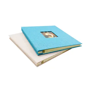 Picture OEM DIY Colorful Acid-Free Pu Factory Decoration Photo Albums With Gift Box