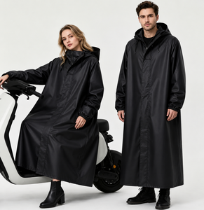 Imperméable léger et portable pour cycliste électrique, avec capuche, <span class=keywords><strong>poncho</strong></span> long pour femmes et hommes, usage quotidien - Product Image 2