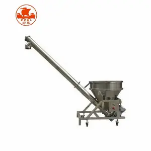 Stainless Steel Fleksibel Screw Conveyor Mesin Shaftless Screw Conveyor Conveyor Sekrup