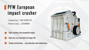 Mobile Steinbrecher maschine <span class=keywords><strong>PFW</strong></span> Prall brecher mit Kern komponenten Motor und Lager zum Zerkleinern und Sieben - Product Image 2