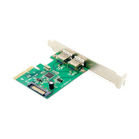 고품질 PCIe X4 ASM1142 2포트 USB 3.1 기가비트 이더넷 내장 서버 확장 카드 (재고 있음) 프린터, 스캐너, 허브용