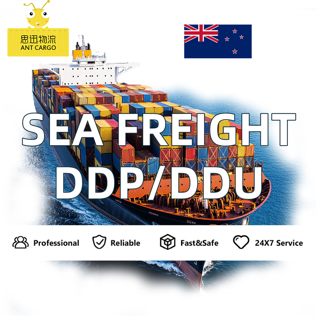 New Zealand Door-to-Door FCL Sea Shipping Agent Freight Forwarder and Warehouse Transport Logistics Service From China
