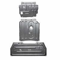 Kit de 3 Pièces de Protection Inférieure pour Moteur, Transmission et Boîte de Vitesses, Remplacement pour Nissan Patrol Y62 SUV Pleine Taille 2023, en Acier Estampé