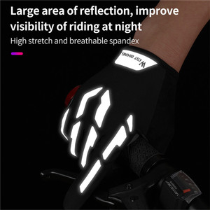 WEST BIKING Sports de plein air Gants et mitaines de vélo élégants sur mesure Respirants Gants de vélo à doigts complets pour le cyclisme - Product Image 4