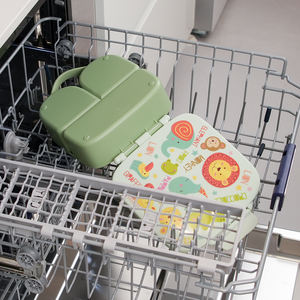 Boîte à <span class=keywords><strong>Bento</strong></span> facile à transporter pour bébé boîte à déjeuner étanche pour tout-petits conteneurs à déjeuner de garderie pour enfants conteneur de nourriture en plastique - Product Image 5