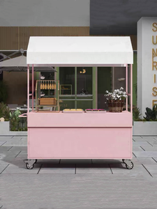 Carrito de hierro para exteriores, carrito de comida móvil para mercado nocturno, centro comercial, supermercado, promoción de actividades - Product Image 3