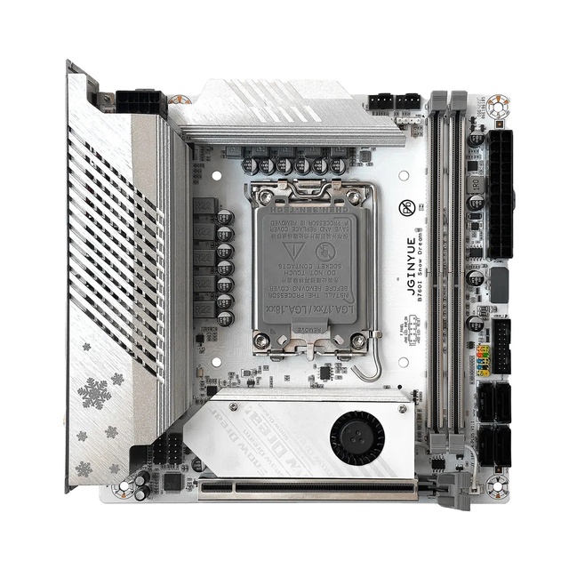 Intel Core 12/13 Compatible B760i Motherboard LGA 1700 Socket Mini ITX Bi-Snow Dream Single DDR4 3200 MHz 64GB for Desktop