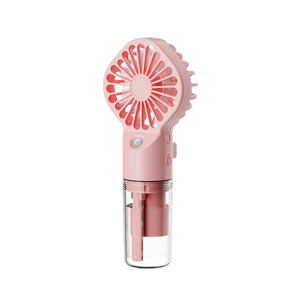 Ventilador de mano plegable con pulverizador para el cuello, superventas transfronterizo con cordón, aprobado - Product Image 2