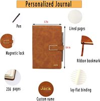 Cuaderno de Cuero PU Personalizable A5 con Espiral, 200 Hojas, con Logotipo Personalizado, Agenda de Cuero Promocional