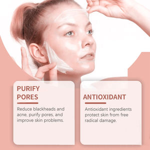 Mascarilla Facial Hidratante Nocturna Desprendible de Marca Privada al por Mayor, Mascarilla de Colágeno para Piel de Cristal - Product Image 6