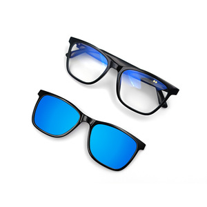Smart Audio Glasses Black Blue Orange Touch Control Wireless Speaker Phone Call Anti Blue Light UV Protection - Product Image 4