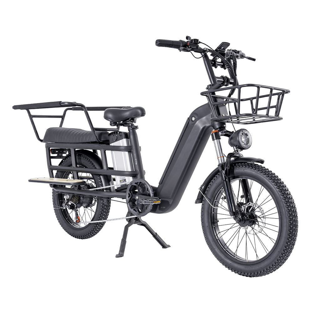In Stock Electric Bike With Child Seat 7-Speed Shimano