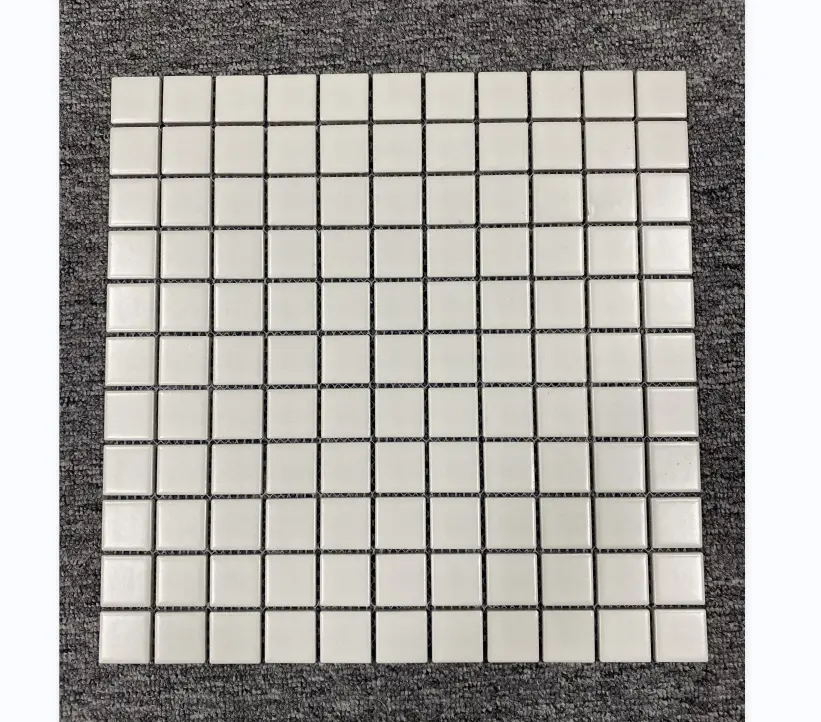 Mosaïque thermofusible antidérapante pour carreaux de mosaïque de piscine de salle de bain prix de gros