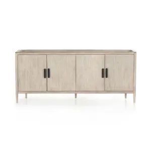 Living room furniture countryside solid wood modern recycled pine vintage furniture sideboard cabinet for dining room