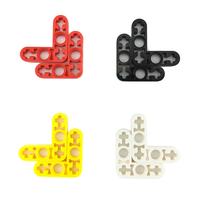 Pièces détachées en blocs de construction DIY en ABS de qualité supérieure, fines, angulaires, mécaniques, en vrac, vente en gros, n°32056