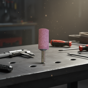 Meule cylindrique en céramique 50x15 mm, tige de 6 mm pour le meulage de précision - Product Image 3