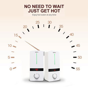 Good Quality Stainless Steel Heating element Intelligent Fast Heating 55 Degree Hot <b>Shower</b> Instant Electric Water Heater - Product Image 5