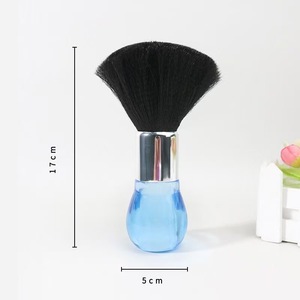 Barredora de cuello para niños de forma ovalada, cepillo de peluquería, herramienta de peluquería suave para quitar el polvo y barrer el cabello, hecha de nailon duradero - Product Image 1