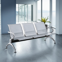 Chaises empilables à structure métallique durable - Sièges multi-usages pour les installations publiques, les salles de conférence, les salles d'attente, les cafétérias, les événements