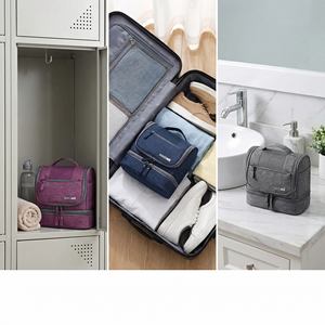 Trousse de Toilette de <span class=keywords><strong>Voyage</strong></span> Luxe Multicolore en Tissu Oxford avec Fermeture Éclair, Portable, Imperméable et Suspendable - Product Image 5