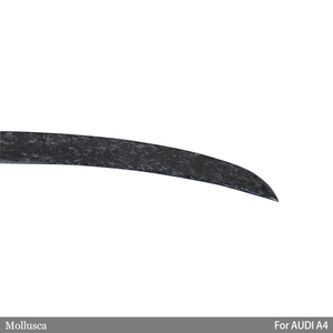 For A4/S4 B9 B9.5 S Style Real Forged Carbon Fiber Material <b>Rear</b> <b>Spoiler</b> Trunk Wing 2017-2024 - Product Image 5