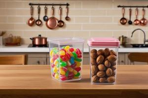 Botol Plastik PET Wadah Penyimpanan Makanan Kosong 50ml-1000ml dengan Tutup - Product Image 2