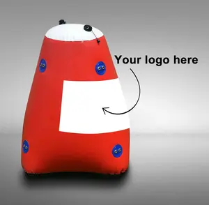 Boya de <span class=keywords><strong>agua</strong></span> de forma cuadrada de triatlón inflable de tiempo para publicidad logotipo personalizado tela Oxford de PVC duradera impermeable resistente al sol - Product Image 5