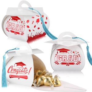 DAMAI Customization Graduation Gift <b>Box</b> 2024 Graduation Hat Candy <b>Box</b> Graduation Theme <b>Party</b> Event Supplies - Product Image 5